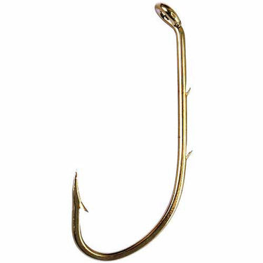 Eagle Claw Down Eye Offset Baitholder Bronze Hook 10 Pack