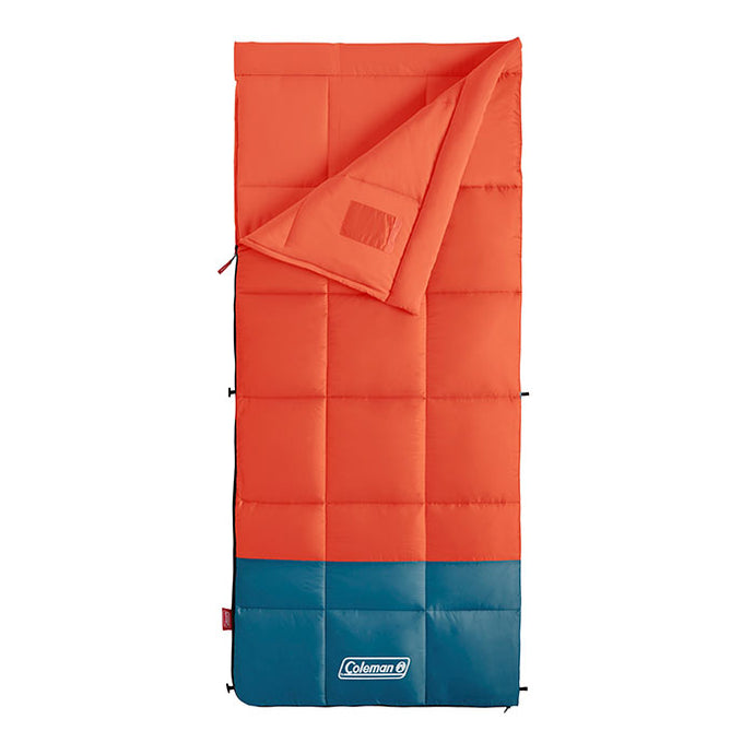 Coleman Kompact 40 Degree F Rectangle Sleeping Bag Tiger Lily