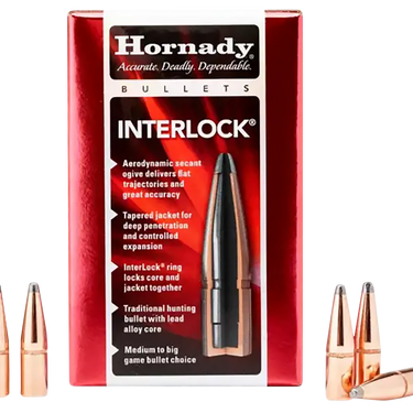 Hornady InterLock  270 Cal .277 140gr Boat Tail Spire Point 100rd