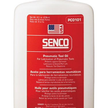 Senco Pneumatic Tool Lubricant 8 oz Bottle 1 pc