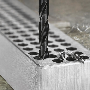DeWalt Black & Gold 3/8 in. X 5 in. L High Speed Steel Split Point Drill Bit Round Shank 1 pc