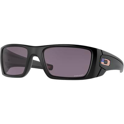 Oakley SI Fuel Cell Sunglasses Matte Black/USA Flag Frame Prizm Gray Lens