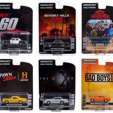Diecast Model Car by Greenlight "Hollywood Series" (1 car per purchase)