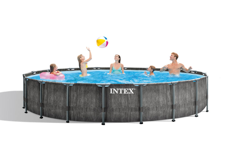 Load image into Gallery viewer, Intex Greywood Prism Frame™ 18&#39; x 48&quot; Above Ground Pool Set

