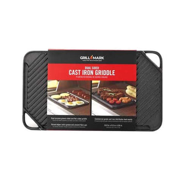 Grill Mark Cast Iron Griddle 16.75" x 9.5"