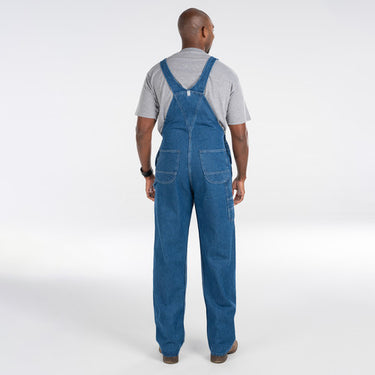 Key Denim Bib Overall (Indigo Denim Enzyme Wash) Size 30x32