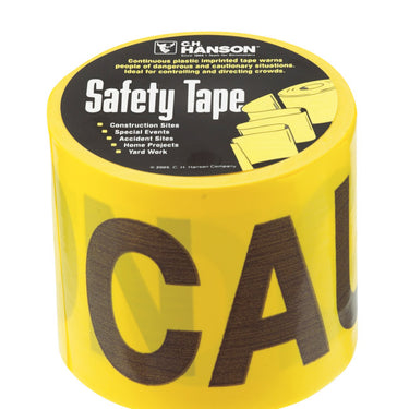 C.H. Hanson 200 ft. L X 3 in. W Plastic Caution Barricade Tape Yellow
