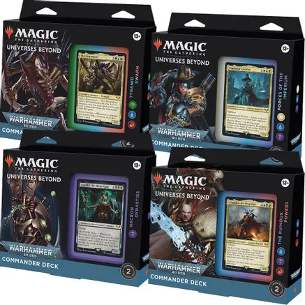 Load image into Gallery viewer, Magic: The Gathering - Warhammer 40k Commander Deck (1 Deck per purchase)
