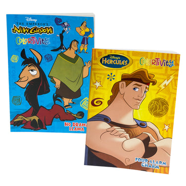 Disney The Emperor's New Groove Colortivity Coloring Book - 80 Pages - Assorted