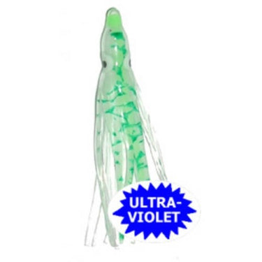 Silver Horde #15 Micro Squid (UV Chartreuse Spatter)