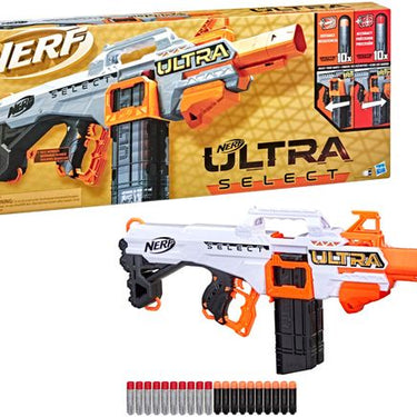 Nerf Ultra Select Fully Motorized Blaster Fire 2 Ways Includes Clips and Darts Compatible Only with Nerf Ultra Darts