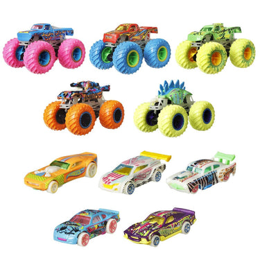 Hot Wheels Monster Trucks Glow in the Dark Multipack