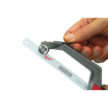 Milwaukee 10 in. Bi-Metal Compact Hacksaw Black/Red 1 pc