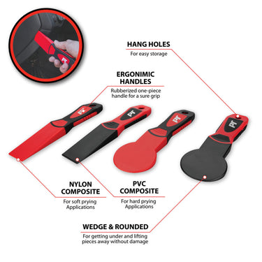 Performance Tool 4 pc. Trim Removal Tool Set