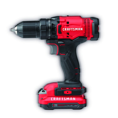 Craftsman V20 1/2 in. Brushed Cordless Drill Kit (Battery & Charger)