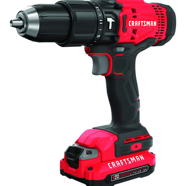 Craftsman V20 1/2 in. Brushed Cordless Hammer Drill Kit (Battery & Charger)