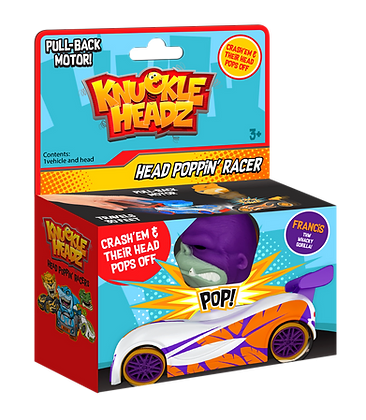 Load image into Gallery viewer, KNUCKLE-HEADZ SNGL PK AST (1 Racer per purchase)
