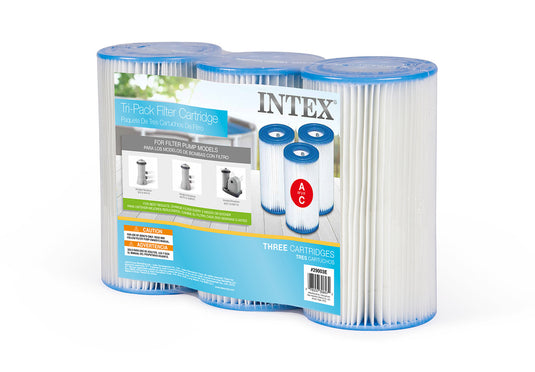 Intex Type A Pool Filter Cartridge - 3 Pack