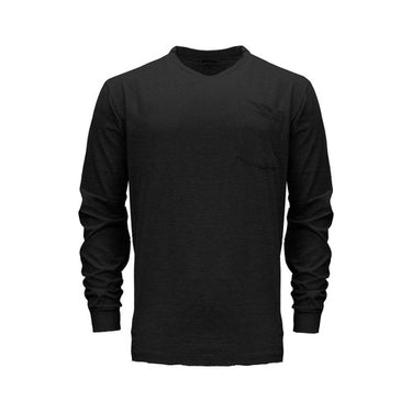 Key Spartan Long Sleeve Pocket Tee (Black) Size