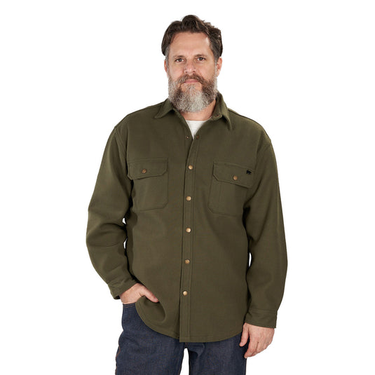 Key Men's Patriot Bonded Flannel Large Tall Juniper Green