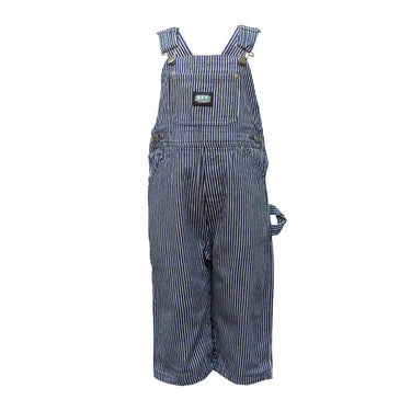 Key Toddler Bib Overall (Hickory Stripe Garment Wash) Size 2T