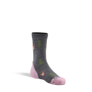 Fox River Kid's Robin Hood Lightweight Crew Hiking Sock (Iron) Size M