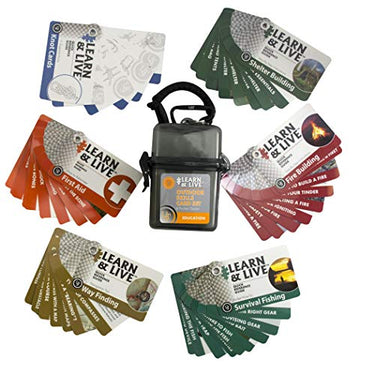 Ultimate Survival Live & Learn Outdoor Skills Card Set