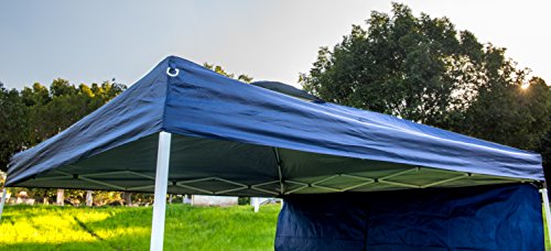 World Famous Sports Sun Canopy 10x10 Blue