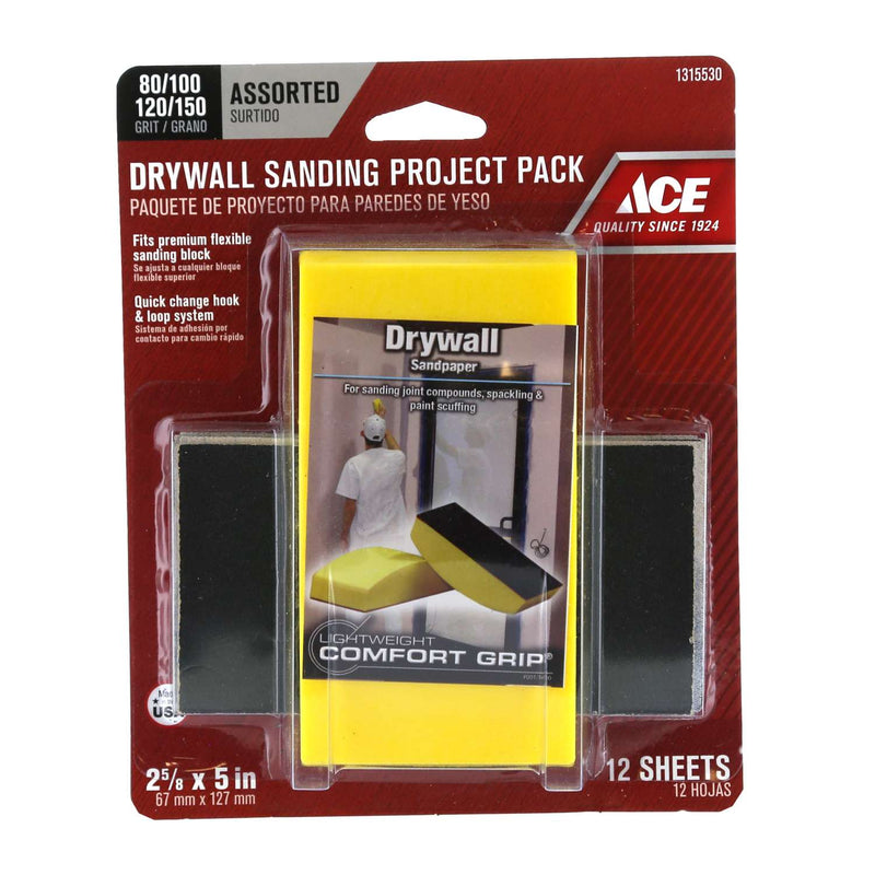 Load image into Gallery viewer, Ace 2-5/8 in. W X 5 in. L Assorted 150 Grit Sanding Block Kit
