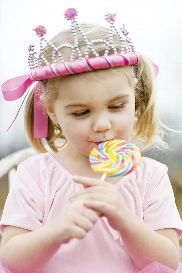 Load image into Gallery viewer, Ribbon Tiaras - Dark Pink
