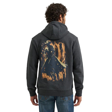 Wrangler Men's Western Hoodie (Jet Black) Size L