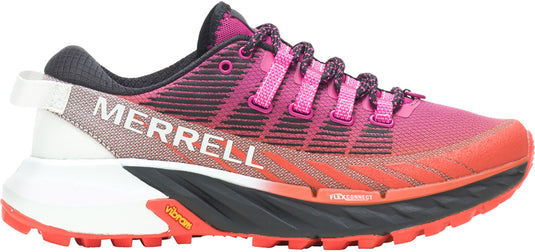Merrell Agility Peak 4 Trail-Running Shoes - Women's 9M Fuchsia/Tang