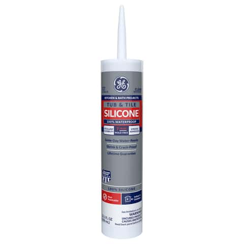 Load image into Gallery viewer, GE Tub &amp; Tile Clear Silicone 1 Tub and Tile Caulk Sealant 10.1 oz
