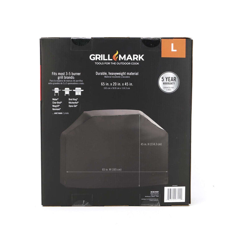 Load image into Gallery viewer, Grill Mark Universal Black Grill Cover 65&quot; x 20&quot; x 45&quot;
