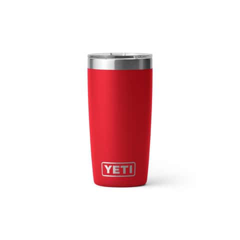 Yeti Rambler 10 Oz BPA Free Tumbler w/ Magslider Lid - Rescue Red