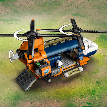 LEGO® City Jungle Explorer Helicopter at Base Camp