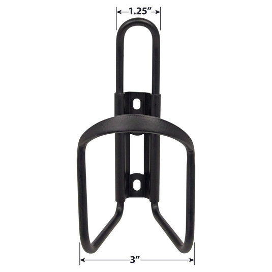 Bike Shop Essential Metal Water Bottle Cage, Black