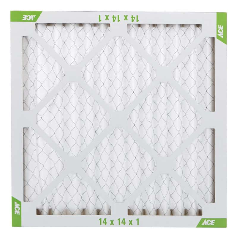 Load image into Gallery viewer, Ace 14 in. W X 14 in. H X 1 in. D Synthetic 8 MERV Pleated Air Filter 1 pk
