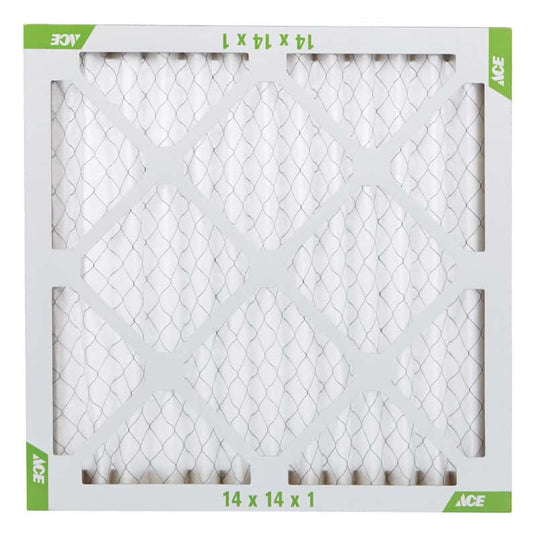 Ace 14 in. W X 14 in. H X 1 in. D Synthetic 8 MERV Pleated Air Filter 1 pk