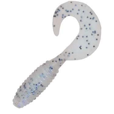 Acme Tackle 3" Kalin's Lunker Grubs (Blue Pearl/Salt & Pepper)