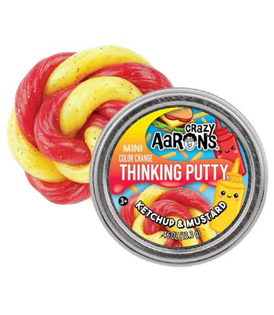 Ketchup & Mustard Mini Color-Change Thinking Putty