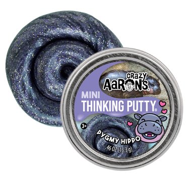 Crazy Aaron's Pygmy Hippo Mini Thinking Putty