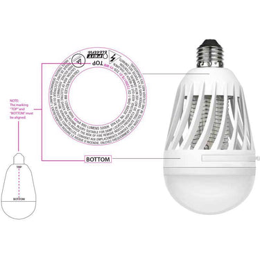 Feit A19 E26 (Medium) LED Bug Zapper Bulb Daylight 60 Watt Equivalence 1 pk