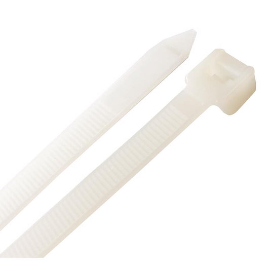 Steel Grip 4 in. L White Cable Tie 40 pk