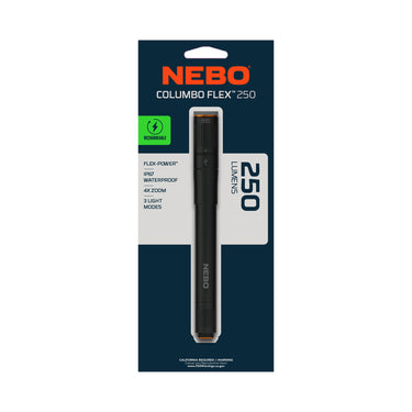 NEBO Columbo 250 lm Black LED Pen Light