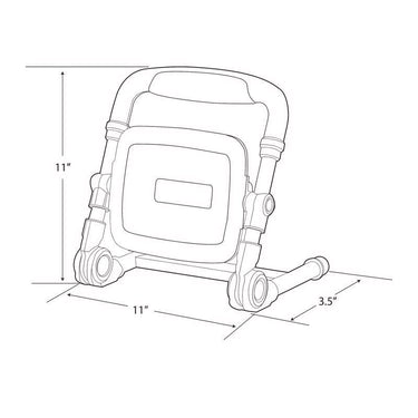 Feit Pro Series 5000 lm LED Corded Stand (H or Scissor) Work Light
