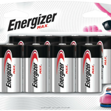 Energizer Max D Alkaline Batteries 8 pk Carded