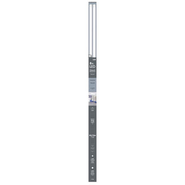 Feit T12 Cool White 96 in. 1-Pin T12 LED Linear Lamp 60/75 Watt Equivalence 2 pk
