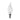 Feit White BA10 E12 (Candelabra) Filament LED Bulb Soft White 60 Watt Equivalence 2 pk
