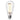 Feit ST19 E26 (Medium) Filament LED Bulb Soft White 100 Watt Equivalence 2 pk